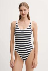 Tommy Hilfiger egyrészes fürdőruha sötétkék, puha kosaras, UW0UW05894 - sötétkék XS