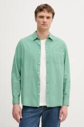Pepe Jeans pamut ing galléros, zöld, relaxed, PM309075 - zöld S