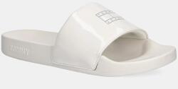 Tommy Jeans papucs FLAG POOL SLIDE PATENT bézs, EN0EN02901 - bézs Női 41