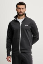 HUGO BOSS kapucnis pulcsi otthoni viseletre szürke, nyomott mintás, 50545564 - szürke M