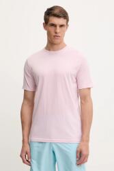 Under Armour t-shirt SPORTSTYLE LEFT CHEST bordó, sima, 1326799 - rózsaszín XL