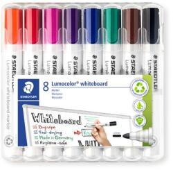 STAEDTLER Táblamarker készlet, 2 mm, kúpos, STAEDTLER Lumocolor® 351 , 8 különböző szín (351 WP8)