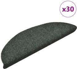 vidaXL 30 db zöld öntapadó lépcsőszőnyeg 56 x 17 x 3 cm (3365690)