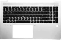 HP EliteBook 750 755 850 G7 G8 series M35816-001 amerikai angol (US) kiosztású billentyűzettel palmrest/topcase felső burkolat ezüst