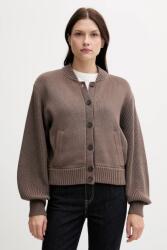 Tommy Hilfiger pamut kardigán barna, meleg, WW0WW45692 - barna XS
