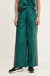 adidas Originals nadrág Wideleg Pant türkiz, magas derekú széles, KC0677 - türkiz XXS