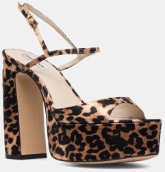 Naked Wolfe szandál Fire barna, Fire Satin Leopard - barna Női 40