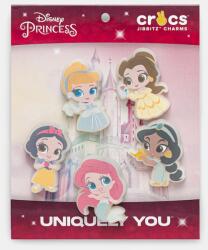 Crocs gyerek papucs dísz Disney Princess LED 5pk 5 db rózsaszín, 10011267 - rózsaszín Univerzális méret