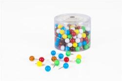  Térképtű, gömbfejű, 200 db, vegyes színű - officeland