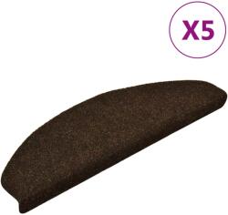 vidaXL 5 db barna tűlyukasztott öntapadó lépcsőszőnyeg 65 x 21 x 4 cm (149712)