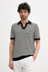 Tommy Hilfiger poló sötétkék, mintás, MW0MW39531 - sötétkék XXL