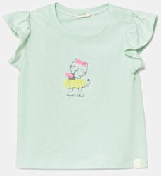Benetton baba pamut póló zöld, 3096A106F - zöld 56