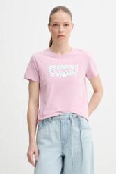 Levi's pamut póló THE PERFECT TEE rózsaszín, 17369 - rózsaszín XS