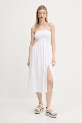 Hollister Co Hollister Co. vászon ruha fehér, midi, harang alakú, KI359-1209 - fehér M