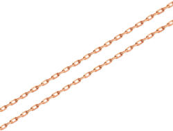 Anker lánc szögletes láncszemekkel 1, 5 mm, rosé arany, 9K IZ31539RHR