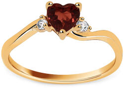Heratis Forever Gyűrű gránát szívvel 0, 56 ct Ruth DIHU114P