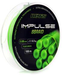 Nevis impulse 8braid 100m 0, 14mm fonott zsinór fluo green (3223-114) - epeca