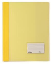 DURABLE Gyorsfűző, A4, extra erős, széles, DURABLE, sárga (268004) - tonerpiac
