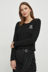Ralph Lauren pamut pulóver fekete - fekete XL