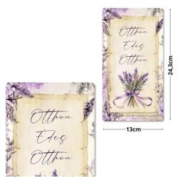  Fa tábla nyomtatott 2mm vastag 13x24, 3cm Levendula