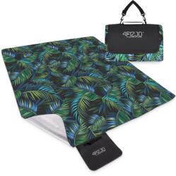 4FIZJO Pătură de picnic pentru plajă cu izolație 200 x 200 cm palmieri Patura