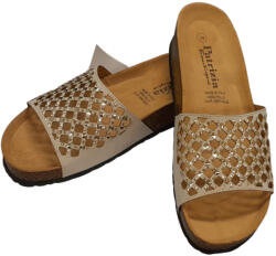 PATRIZIA női divatpapucs-beige-39 (DN57-39)