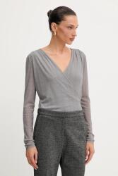 HUGO BOSS felső szürke, sima, 50543183 - szürke XL