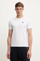 EA7 Emporio Armani t-shirt fehér, sima, PJRGZ. 8NPT16 - fehér XL