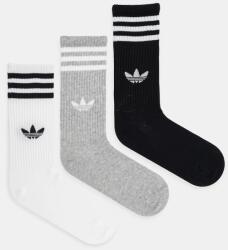 adidas Originals zokni 3-Stripes 3 pár fekete, JV7418 - fekete 34/36