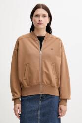 Tommy Hilfiger pamut melegítőfelső - barna L - answear - 39 990 Ft