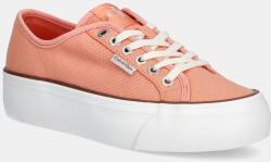 Calvin Klein sportcipő VULC FLATFORM CTN LOGO TAG - narancssárga Női 37
