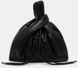 Nanushka bőr táska JEN DRAWSTRING fekete, NW25SSBG04899 - fekete Univerzális méret
