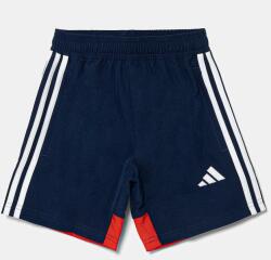 adidas Performance gyerek rövidnadrág sötétkék, nyomott mintás, állítható derekú, JD0642 - sötétkék 152