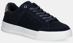 Tommy Hilfiger velúr sportcipő TH COURT SUMMER SUEDE sötétkék, FM0FM05517 - sötétkék Férfi 41