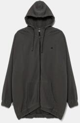 Adidas pamut melegítőfelső Wash Zip Hoodie szürke, sima, kapucnis, JD0054 - szürke M