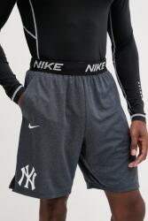 Nike edzős rövidnadrág New York Yankees szürke, 015E-11L5-NK-HVB - szürke M