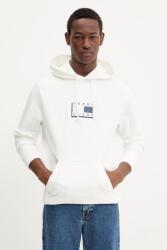 Tommy Hilfiger pamut melegítőfelső fehér, nyomott mintás, kapucnis, DM0DM21623 - fehér XL