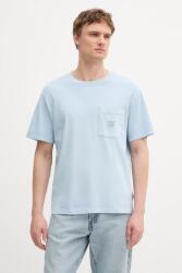 Pepe Jeans pamut póló sima, PM509965 - kék XL