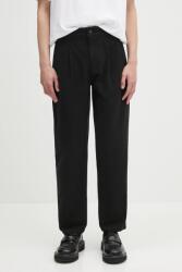 APC A. P. C. pamut nadrág pantalon willow fekete, egyenes, COGBJ. F08486 - fekete 36
