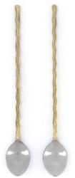 Doing Goods tejeskávé kanál Wavy Latte Spoon Set 2 db - többszínű Univerzális méret