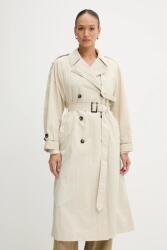 Tommy Hilfiger balonkabát bézs, átmeneti, oversize, WW0WW45632 - bézs XS/S
