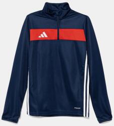 Adidas gyerek felső sötétkék, nyomott mintás, kapucnis, JD0566 - sötétkék 128