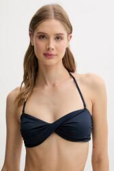 Tommy Hilfiger bikini felső sötétkék, puha kosaras, UW0UW05824 - sötétkék S