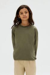 Calvin Klein pamut hosszúujjú zöld, sima, IB0IB02354 - zöld 152