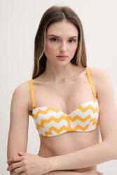 Chantelle bikini felső TOTEM sárga, enyhén merevített kosaras, C17RN5 - sárga 85E
