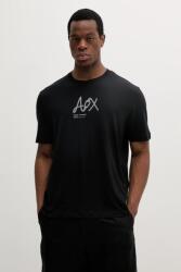 Giorgio Armani pamut póló sötétkék, nyomott mintás, XM000566 AF10334 - sötétkék XXL