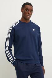 Adidas felső 3-Stripes sötétkék, férfi, nyomott mintás, IM4515 - sötétkék XXL