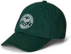 Ralph Lauren gyerek pamut baseball sapka Wimbledon collection zöld, nyomott mintás, 322970405001 - zöld 51
