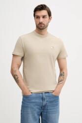 Tommy Jeans pamut póló sárga, sima, DM0DM20322 - zöld XL