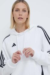 Adidas melegítő felső Tiro24 fehér, nyomott mintás, kapucnis, IR7508 - fehér M